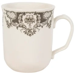 Tasse haute en faïence gris - clothilde