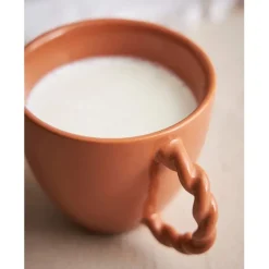 Tasse moucheté en grès terracotta 33cl - Organic