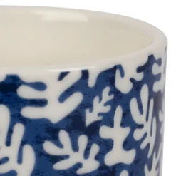 Tasses x6 bleu et parme 10cl en porcelaine - funny