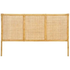 Tete lit en rotin naturel 160x100 - Balamea