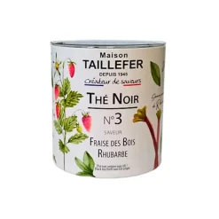 Thé noir, fraise des bois, rhubarbe 60g - n°3