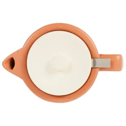 Theiere en grès terracotta et filtre inox 1l - Verde