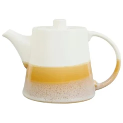 Theiere en porcelaine nude et blanc - earth notes