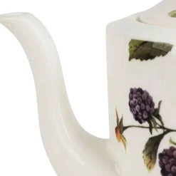 Théière en faïence blanche 1l - Meredith