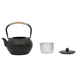 Théière en fonte noir avec filtre inox 1.5l - Exaltation