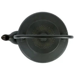 Théière en fonte noir et doré et filtre inox 1.6l - Point