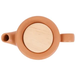 Théière en grès terracotta mat avec filtre - Baltika