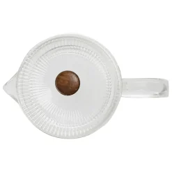Théière en verre borosilicate transparent 1l - Manarola