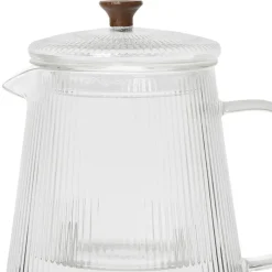 Théière en verre borosilicate transparent 1l - Manarola