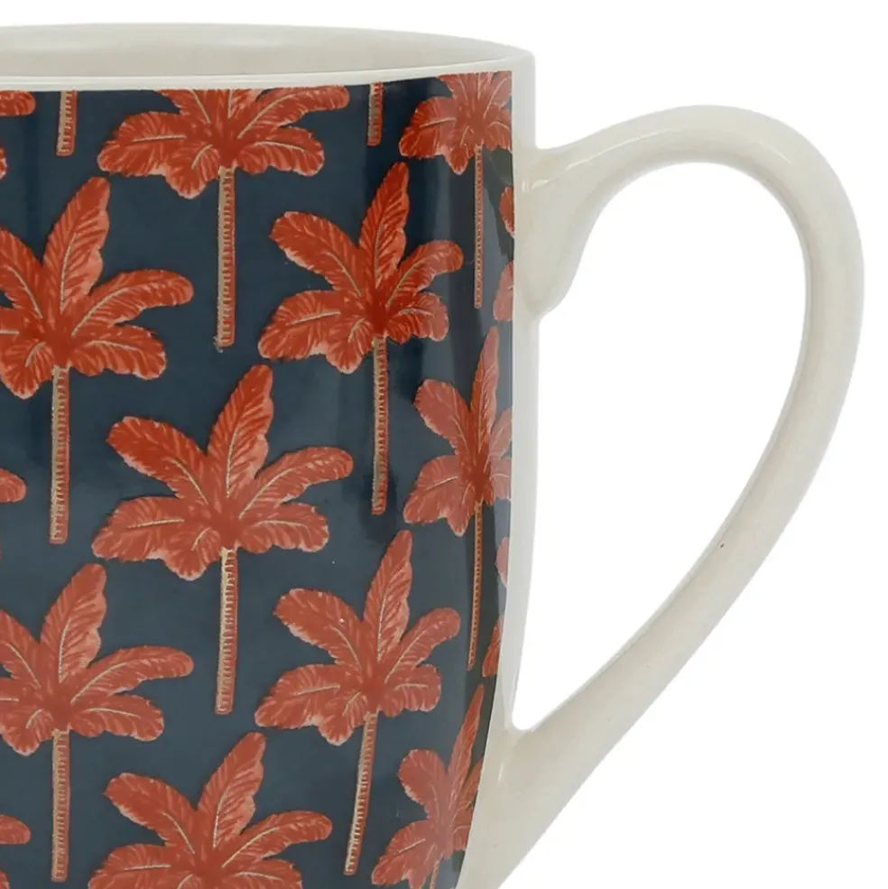 Tisanière en céramique feuille terracotta avec filtre 37.5cl - Tropic Étoile