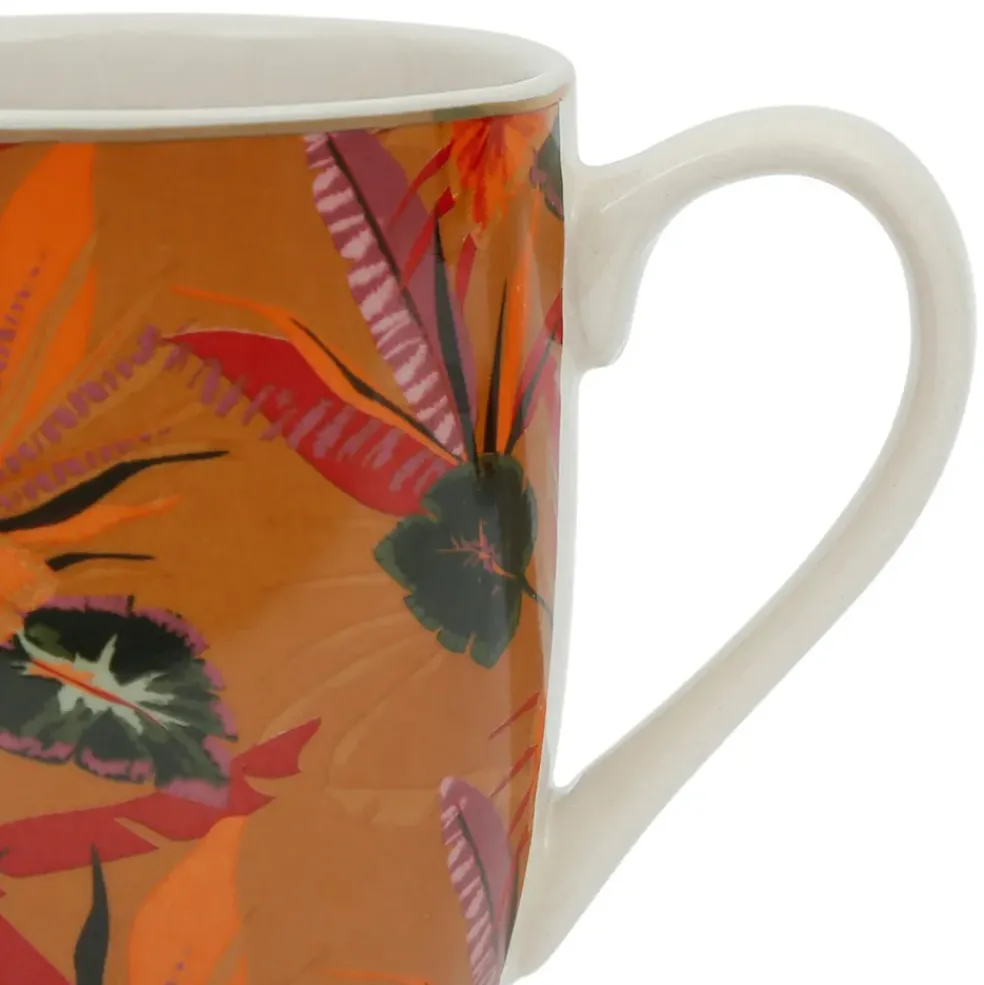 Tisanière en céramique moutarde avec filtre 37.5cl - Palmera