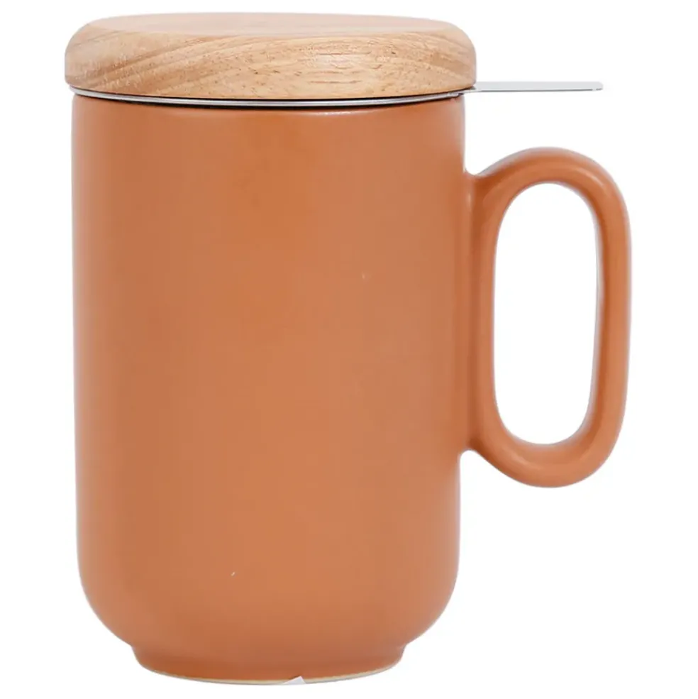 Tisanière en grès avec filtre terracotta - Baltika
