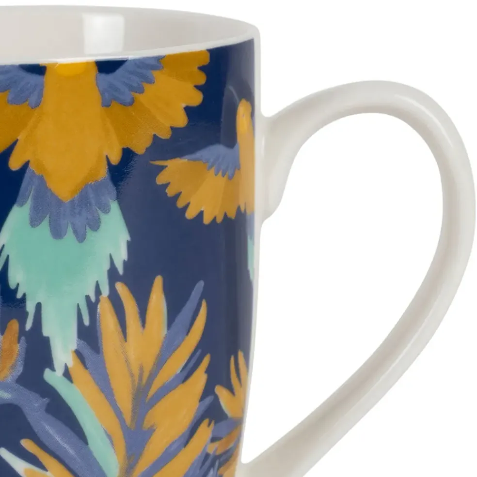 Tisanière en porcelaine idigo avec filtre inox 37.5cl - Mocoa