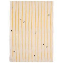 Torchon abeille en coton jaune 50x70cm - Beezz