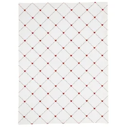 Torchon coeur en coton rouge 50x70cm - P'tit Cœur