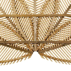 Tête de lit en bambou naturel foncé