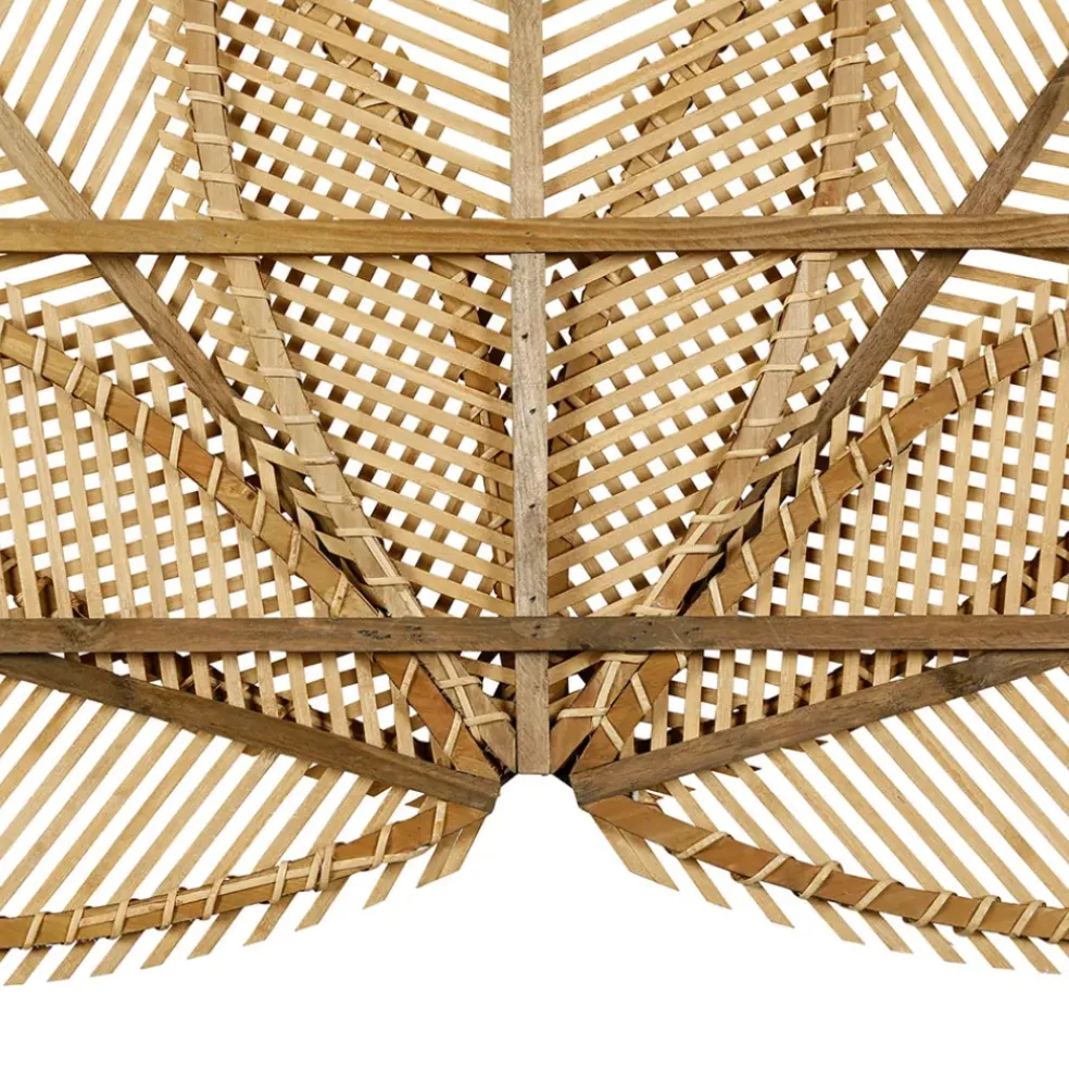 Tête de lit en bambou naturel foncé