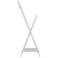 Valet pliant en fer blanc h98cm - charmet