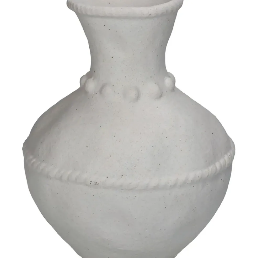Vase en dolomite blanc h20.7cm