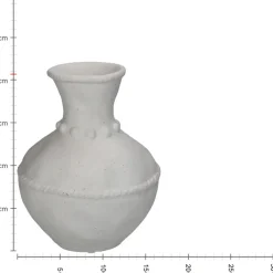 Vase en dolomite blanc h20.7cm