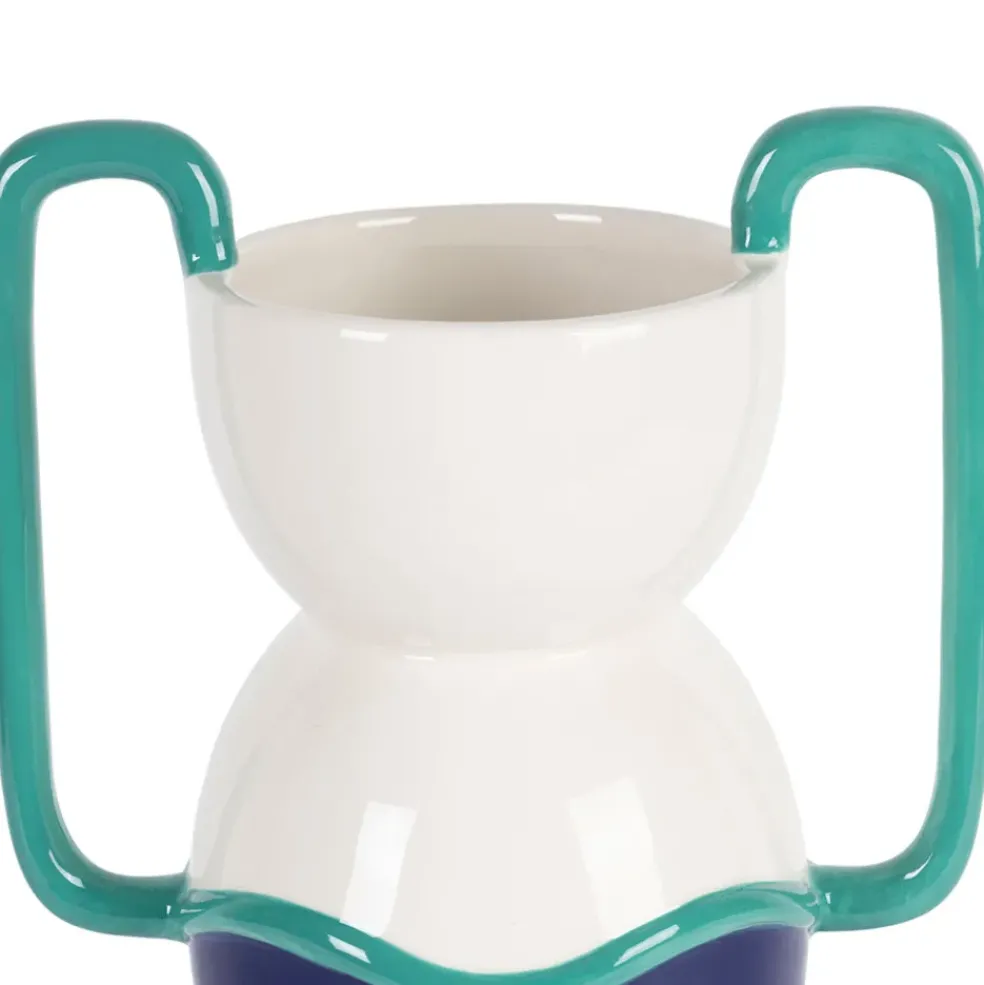 Vase en dolomite indigo h33cm - Greeka