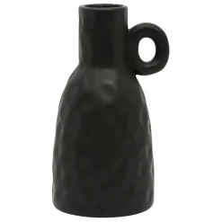 Vase en dolomite noir h20.5cm - Arty folk