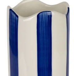 Vase en grès indigo h23.5cm - Artist