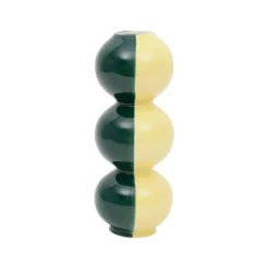Vase en grès jaune h22.5cm - Lumi