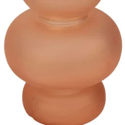 Vase en verre borosiclic terracotta d8.5cm - Funny