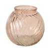 Vase en verre transparent h14cm - Valea