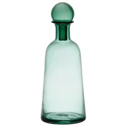 Vase en verre vert d14xh40cm - Pop'S