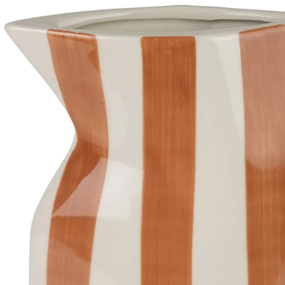 Vase pichet en grès terracotta h24cm - Artist