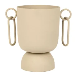 Vase pour fleur séchée en fer sable - madeira