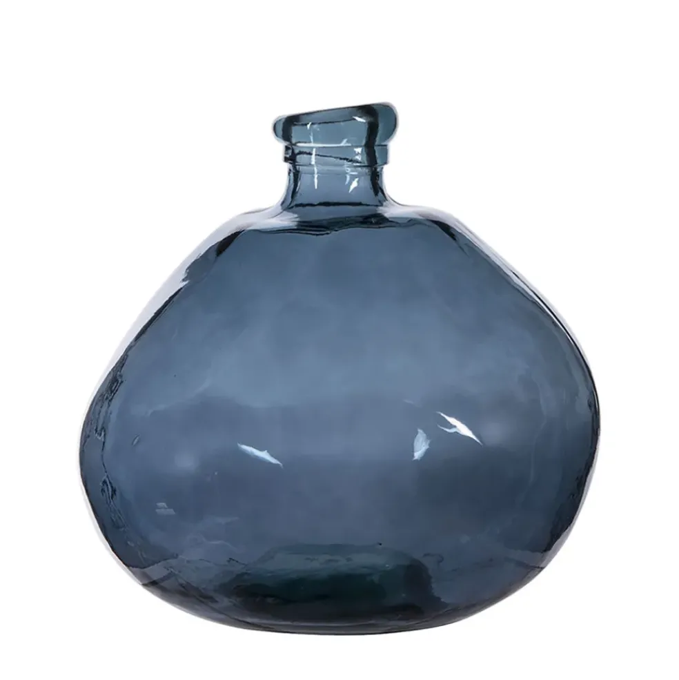 Vase simplicity bleu d33xh33cm en verre