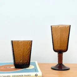 Verre à pied ambre 23cl - Rocky