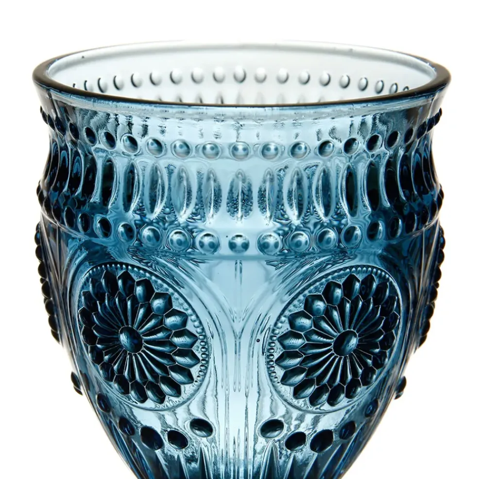 Verre à pied Chambord bleu transparent 25Cl