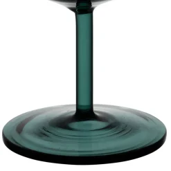Verre à pied en verre borosilicate émeraude 25cl - Azelie