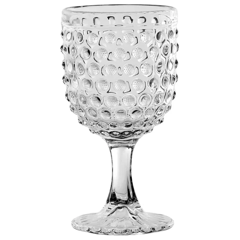 Verre à pied perloa 30cl-d8xh16.5cm verre