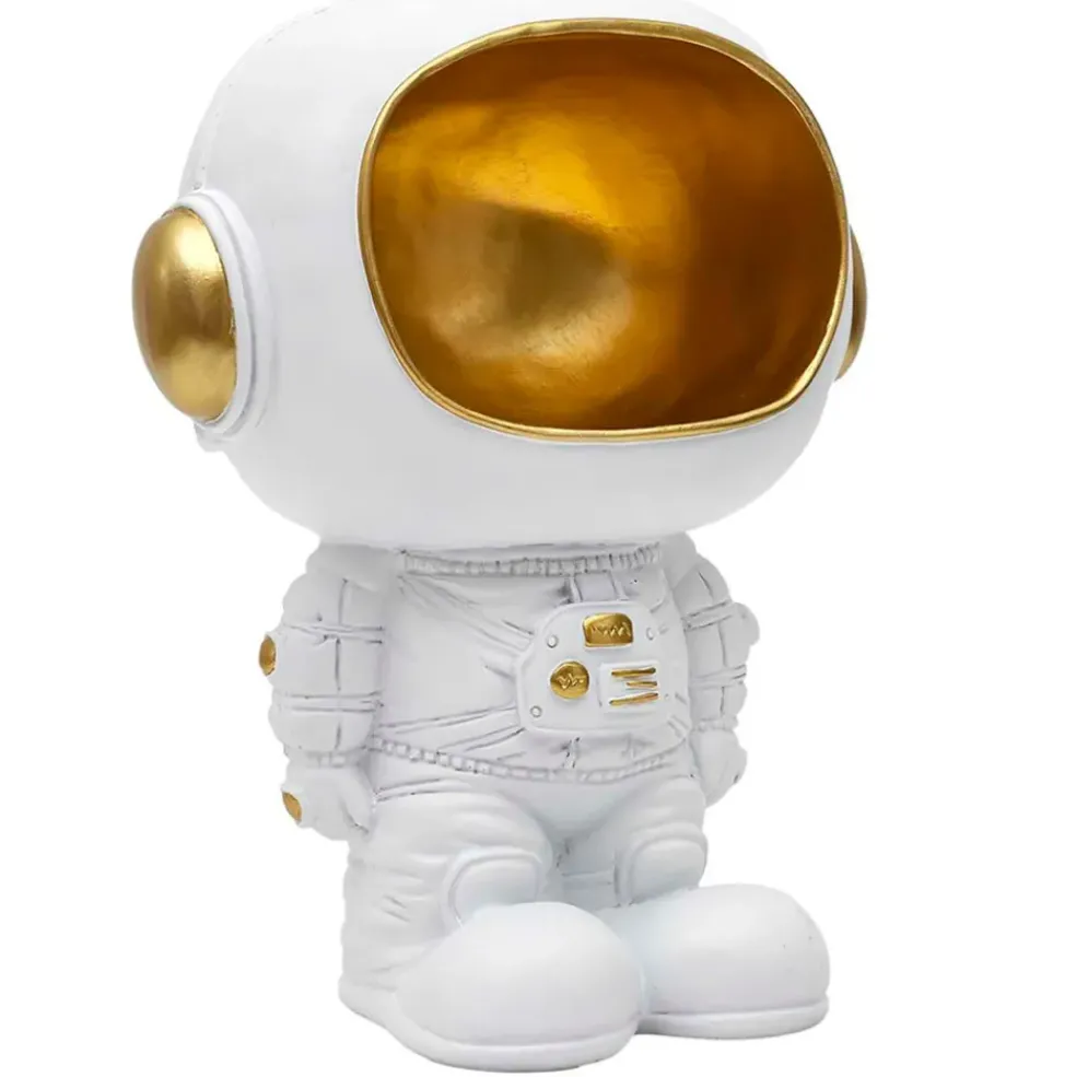 Vide poche astronaute blanc et doré