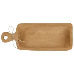 Vide poche en paulownia miel 35x14cm - Boende