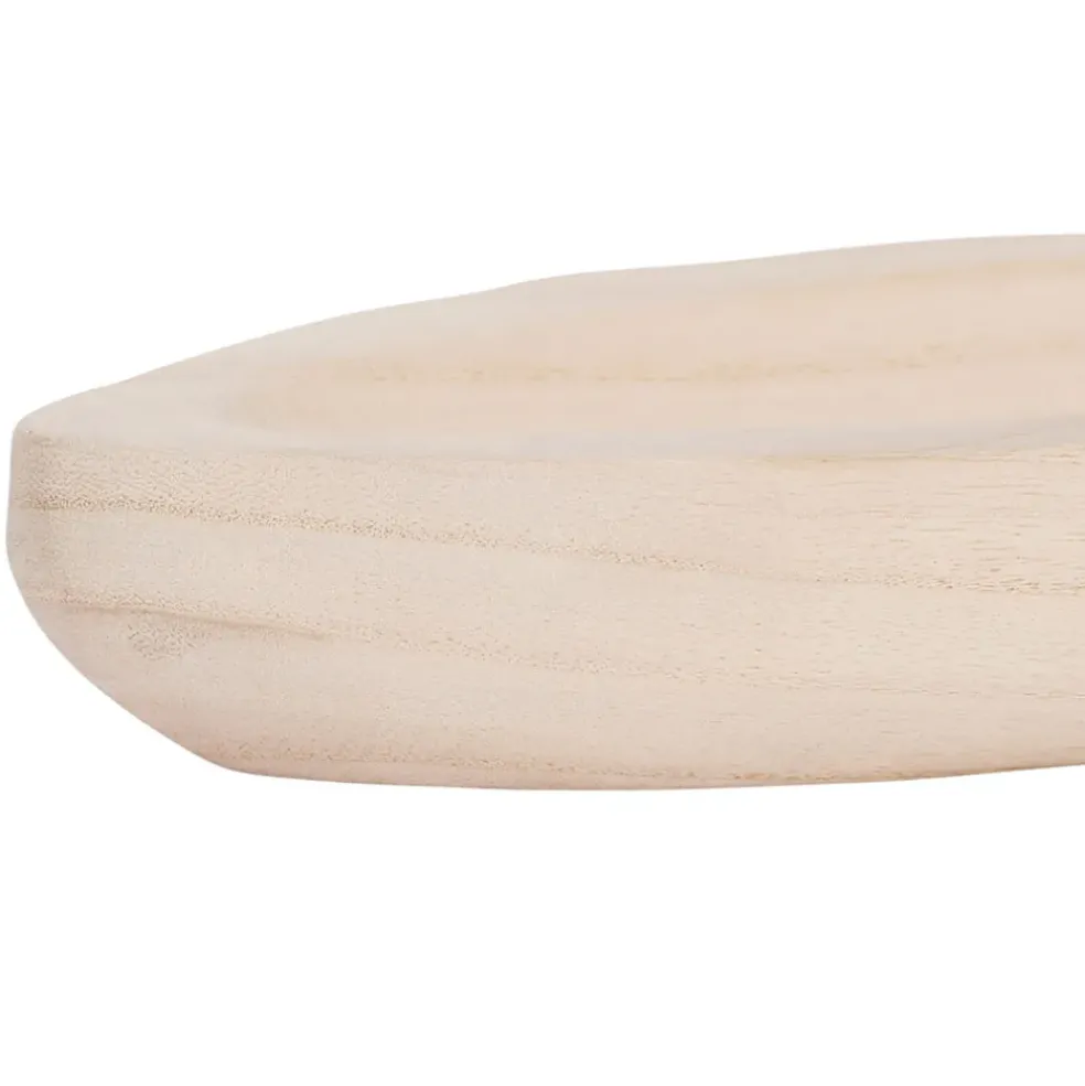 Vide poche poisson en paulownia naturel 46x16cm - Boende